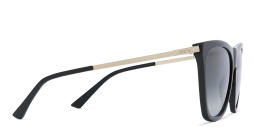 EYE'M Cat Eye Sunglasses in Black – Product Photo 3