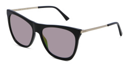 EYE'M Cat Eye Sunglasses in Black – Product Photo 2