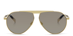 EYE'M Aviator Sunglasses in Matte Gold – Product Photo 1