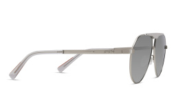 Shop EYE'M Aviator Sunglasses in Silver online.
