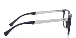 تسوق نظارة طبية مستطيلة كبيرة امبوريو أرماني بلون أزرق أونلاين.