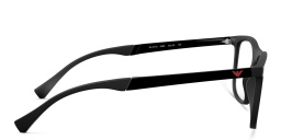 Emporio Armani Rectangle Eyeglasses in Shiny Black – Product Photo 3