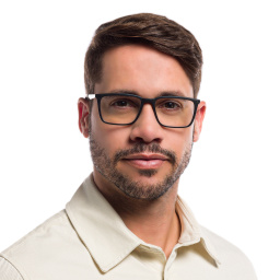 Shop Emporio Armani Wide Rectangle Eyeglasses in Matte Black online.