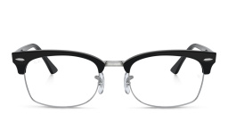 Shop Ray-Ban Rectangle Eyeglasses in Black online.