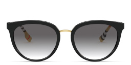 Shop BURBERRY Panthos Sunglasses in Black online.