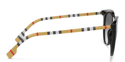 Shop BURBERRY Panthos Sunglasses in Black online.