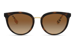 Shop BURBERRY Panthos Sunglasses in Dark Havana online.