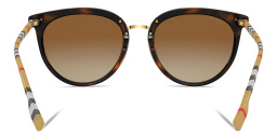 Shop BURBERRY Panthos Sunglasses in Dark Havana online.