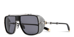 BALMAIN O.R. Unisex Aviator Sunglasses in Silver – Product Photo 2