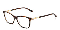 JIMMY CHOO Cat-Eye Eyeglasses in Havana – Product Photo 2