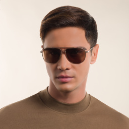 TOM FORD Aviator Sunglasses in Shiny Rose Gold – Product Photo 6