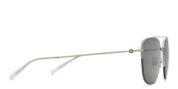 MONTBLANC Square Sunglasses in Silver – Product Photo 3