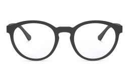 Shop Emporio Armani Panthos Eyeglasses in Black online.