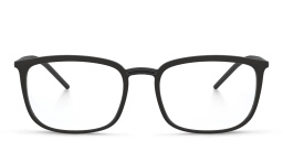 Dolce & Gabbana Wide Rectangle Eyeglasses in Black – Product Photo 1