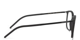 Dolce & Gabbana Wide Rectangle Eyeglasses in Black – Product Photo 3