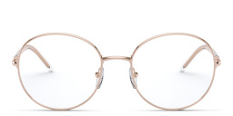 Round Eyeglasses من برادا بلون وردي ذهبي - صورة المنتج 1