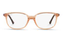 Kids Square Eyeglasses من راي بان جونيور بلون بني شفاف - صورة المنتج 1