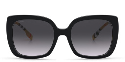 BURBERRY Oversized Square Sunglasses in Black – Product Photo 1