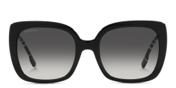 BURBERRY Oversized Square Sunglasses in Black – Product Photo 1