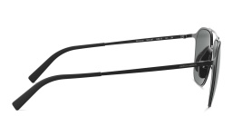 Shop GIORGIO ARMANI Square Sunglasses in Matte Black online.