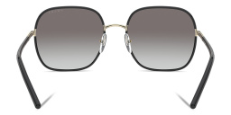 Shop PRADA Square Sunglasses in Black online.