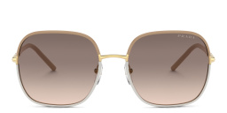PRADA Square Sunglasses in White – Product Photo 1