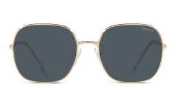PRADA Square Sunglasses in Pale Gold – Product Photo 1