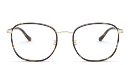 GIORGIO ARMANI Square Eyeglasses in Brown Havana – Product Photo 1