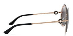 BVLGARI Rimless Round Sunglasses in Pink Gold – Product Photo 3