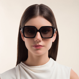 PRADA Square Sunglasses in Black – Product Photo 5