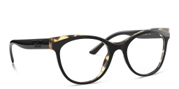 Shop PRADA Butterfly Eyeglasses in Black Havana online.