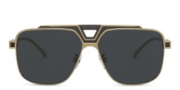 Dolce & Gabbana Square Sunglasses in Gold/Matte Black – Product Photo 1