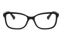 BVLGARI Wide Cat Eye Eyeglasses in Black – Product Photo 1