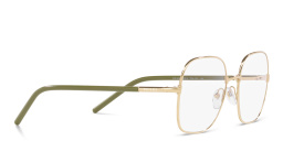 PRADA Square Eyeglasses in Pale Gold – Product Photo 5