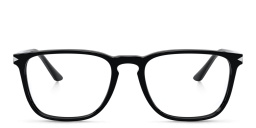 GIORGIO ARMANI Wide Square Eyeglasses in Black – Product Photo 1