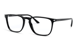 GIORGIO ARMANI Wide Square Eyeglasses in Black – Product Photo 2