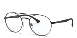 Emporio Armani Round Eyeglasses in Black – Product Photo 2