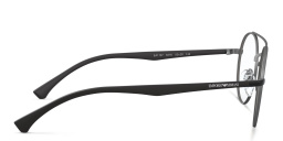Emporio Armani Round Eyeglasses in Black – Product Photo 3