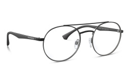 Emporio Armani Round Eyeglasses in Black – Product Photo 4
