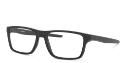 Oakley Port Bow Rectangle Eyeglasses in Satin Black – Product Photo 2
