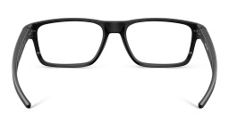 Oakley Port Bow Rectangle Eyeglasses in Satin Black – Product Photo 4