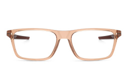 Oakley Port Bow Rectangle Eyeglasses in Beige – Product Photo 1