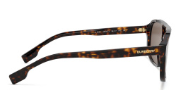 نظارة شمسية مربعة من بربري بلون هافان داكن - صورة المنتج 3