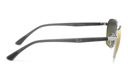 Ray-Ban Square Sunglasses in Silver – Product Photo 3