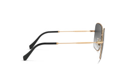 Shop MIU MIU Square Sunglasses in Gold online.