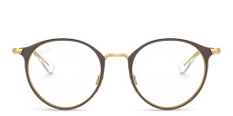 Shop Ray-Ban Junior Kids Panthos Eyeglasses in Brown online.