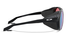 Shop Oakley Clifden Round Sunglasses in Polished Black online.