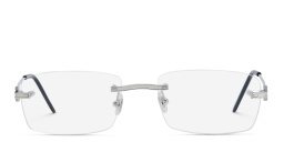 Cartier Première de Cartier Rimless Wide Eyeglasses in Silver – Product Photo 1