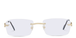 Cartier Première de Cartier Rimless Wide Eyeglasses in Gold – Product Photo 1