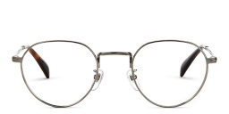 Shop DAVID BECKHAM Panthos Eyeglasses in Ruthenium Havana online.